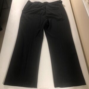 Christopher & Banks Pants Womens Gray Wide-Leg Flat-Front Petite 12 Quiet Luxury